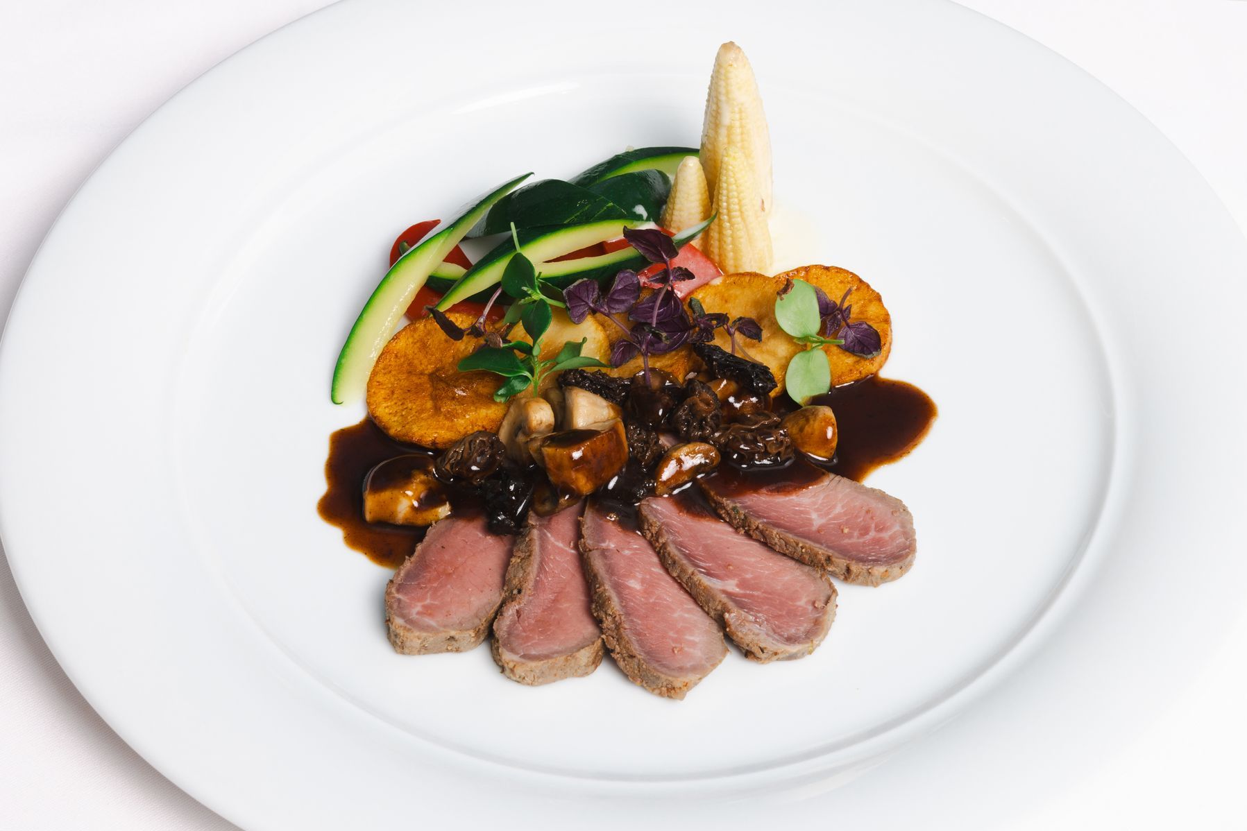 Gericht Mehrere Stück Fleisch