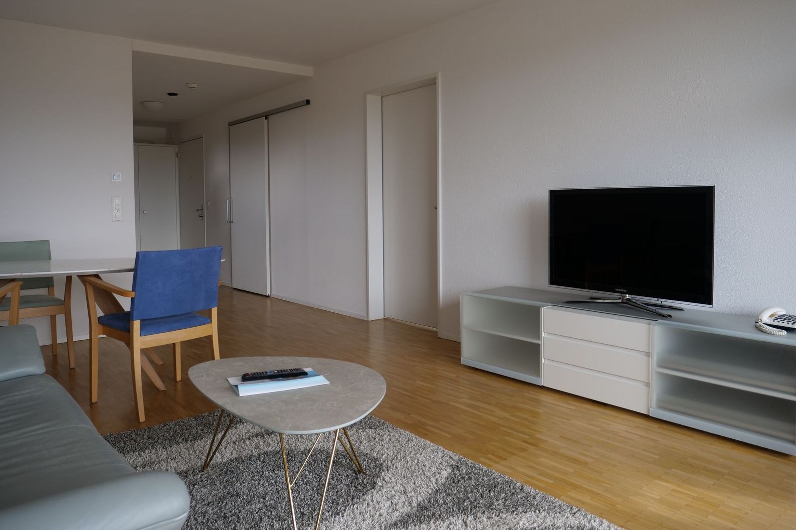 Wohnbereich Businesswohnung im 7. Stock